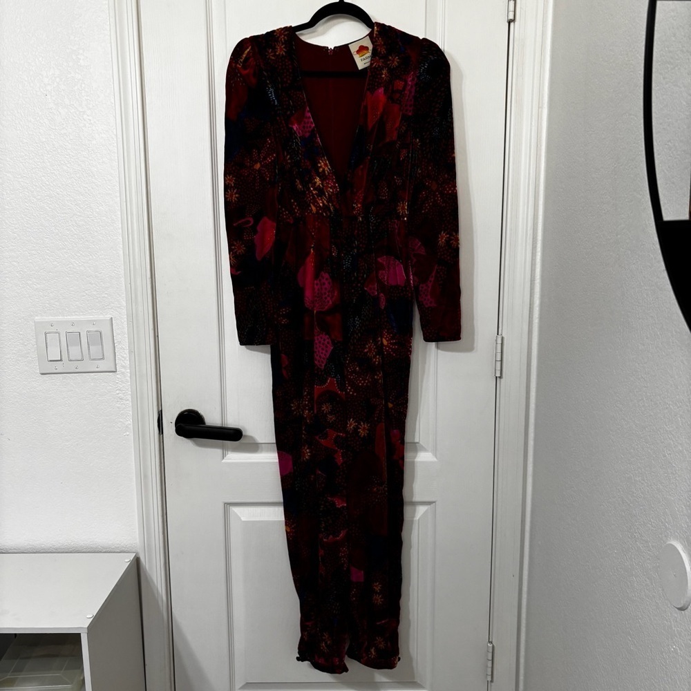 Farm Rio Anthropologie Wild Life Jumpsuit XS - Picture 4 of 8